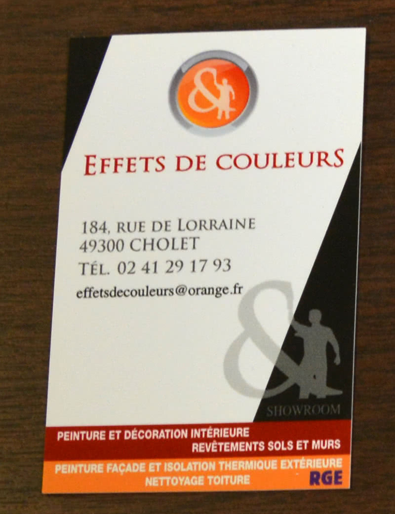 Carte Effets de Couleurs